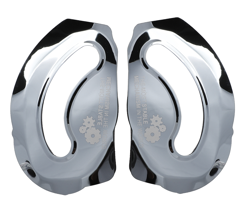 FF900 Alu plade indv. sæt crome